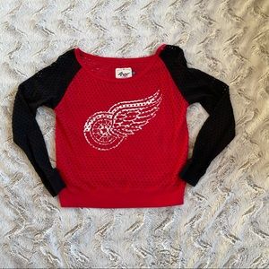 Detroit Red Wings Mesh Sweatshirt